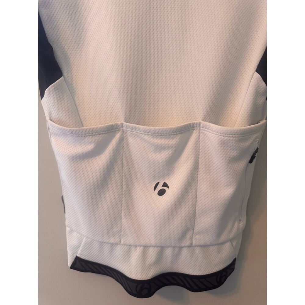 Bontrager Women's Cycling Jersey XS White Black Full Zip Rear Pockets EUC - Picture 7 of 8
